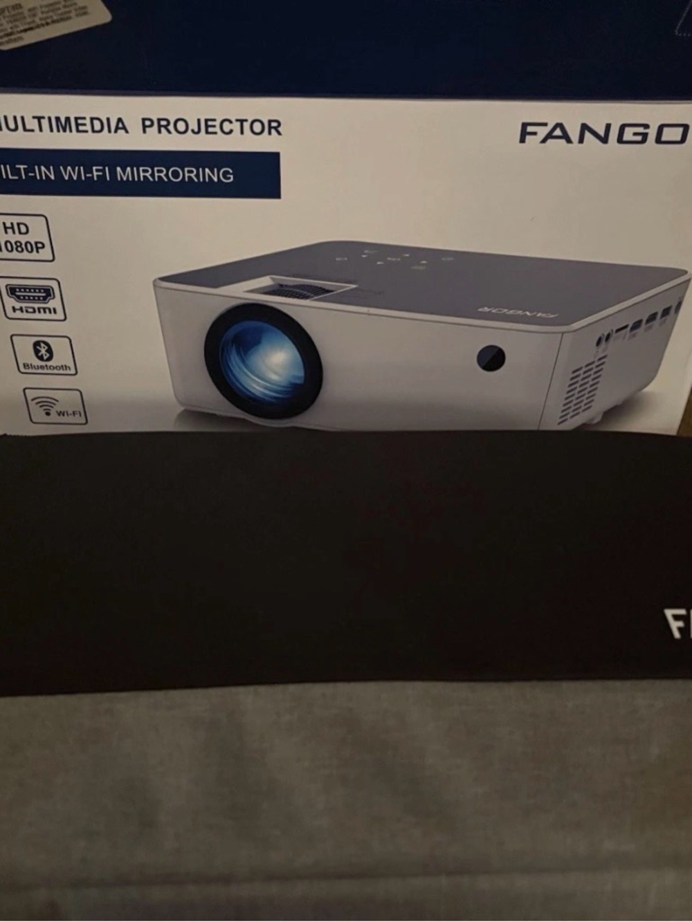 Sango White and Blue Home Multimedia Projector